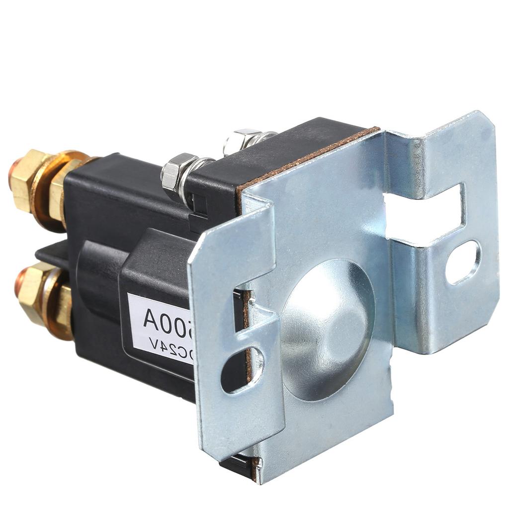 24V 500A Portable Relay, High Current Automotive Relay and Cell Isolator, with Red Copper Binding Post, for Construction and Machinery System