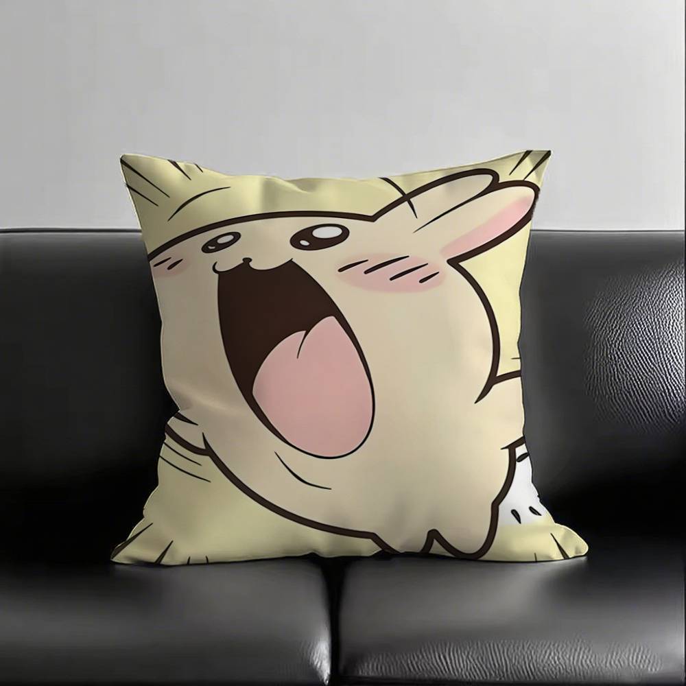 1 шт. Хороший ребенок Усаги Наволочка Квадратная Спальня Диван Отдых Комфортная Подушка Автомобиль Гостиная Домашнее Украшение 16x16Inch