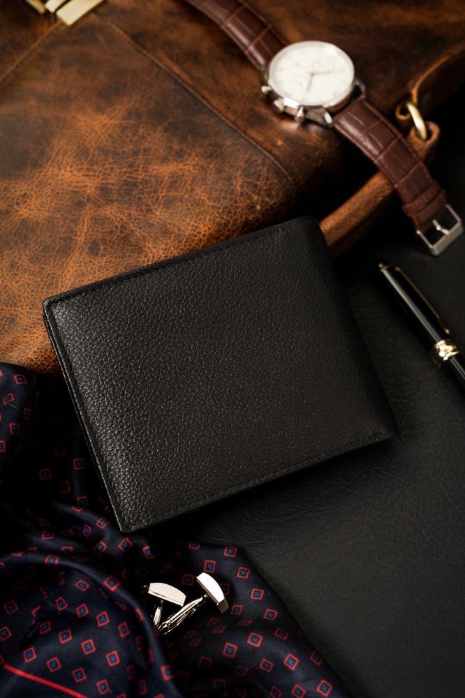 Large Men's Leather Wallet with RFID System - 4U Cavaldi