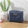 Cotton Portable Cosmetic Bag Mini Female Cosmetic Organizer Box Wash Makeup Home Travel Toiletry Storage Bag Beauty Case