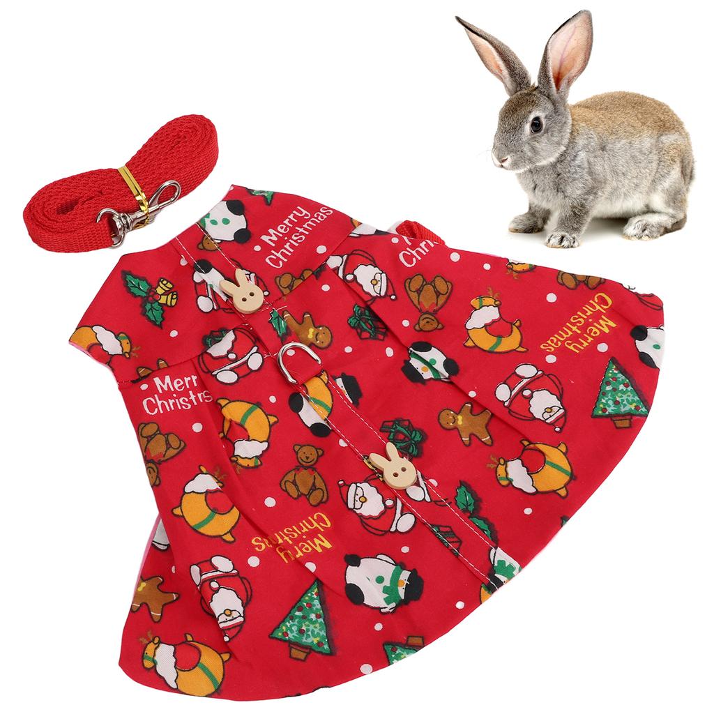 Rabbits Vest Lsh Cute   Brthable Bunny Clothes with Traction Rope for Guin Pigs Hedgehogs
