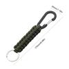 3 Pcs Paracord Braided Keychain Clip with Strap Heavy Duty  Paracord Lanyard Clip Keychain for Men Women Sports