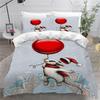 Cartoon Cow for Children duvet cover   Microfibre  duvet cover  room decoration  adult bedding Set   Zip and 2 Pillowcases
