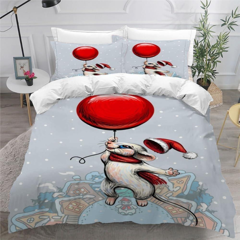 Cartoon Cow for Children duvet cover   Microfibre  duvet cover  room decoration  adult bedding Set   Zip and 2 Pillowcases