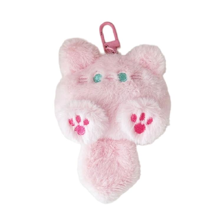 Cuddly Cat Plush Keychain Plush Cartoon Animal Ornament For Teens Girls Backpack Jewelry Decoration
