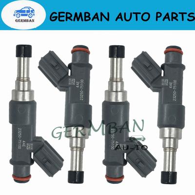 4'lü Paket Yakıt Enjeksiyon Memesi 23250-75100 23209-75100 23250-79155 Toyota Prado TRJ120 için Yakıt Enjektörleri