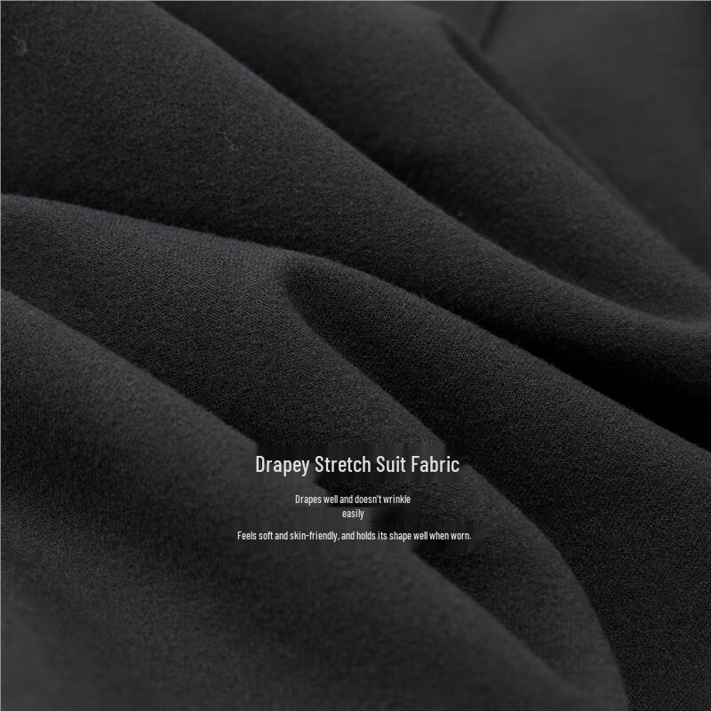 Giordano Men's Thickened Draping Casual Suit Pants