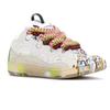 Vintage Style Dad Sports Casual Shoes Men'S And Women'S Leather Splicing Curb Sports Retro Board Shoes
