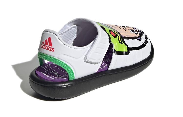 Disney X Adidas Pixar Buzz Lightyear Sandal White Black Children Aged 3 7 Years Old GY5440