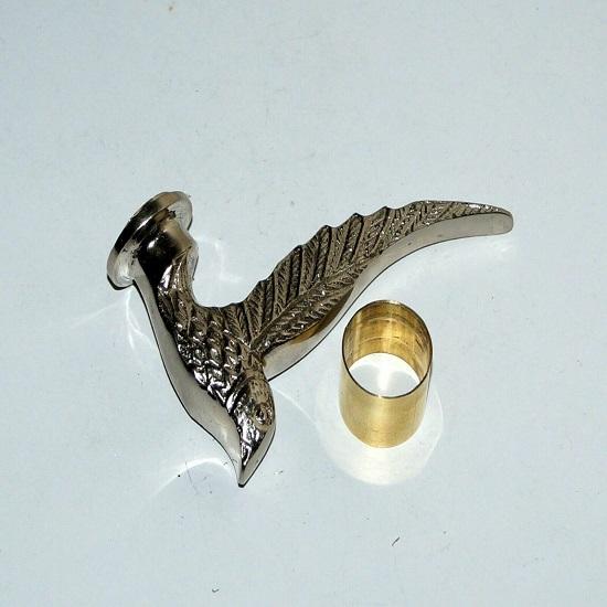 Brass Handle Bird Head Handle For Top Topper Vintage Style Walking Stick Cane