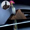 Car Air Outlet Decoration Artistic Flower Arranger Holder Universal Simple Installation Tube Vases with Magnet Stand Auto Interior Decor Accessory