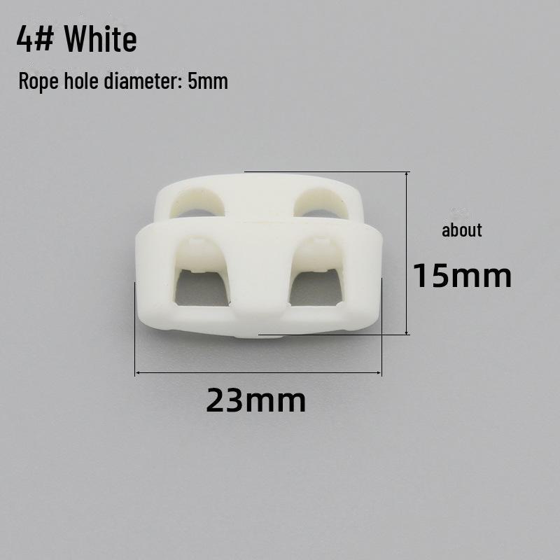 Snur elastic pentru copii, cataramă pentru nas de porc cu două găuri pentru jachete, pantofi și pălării