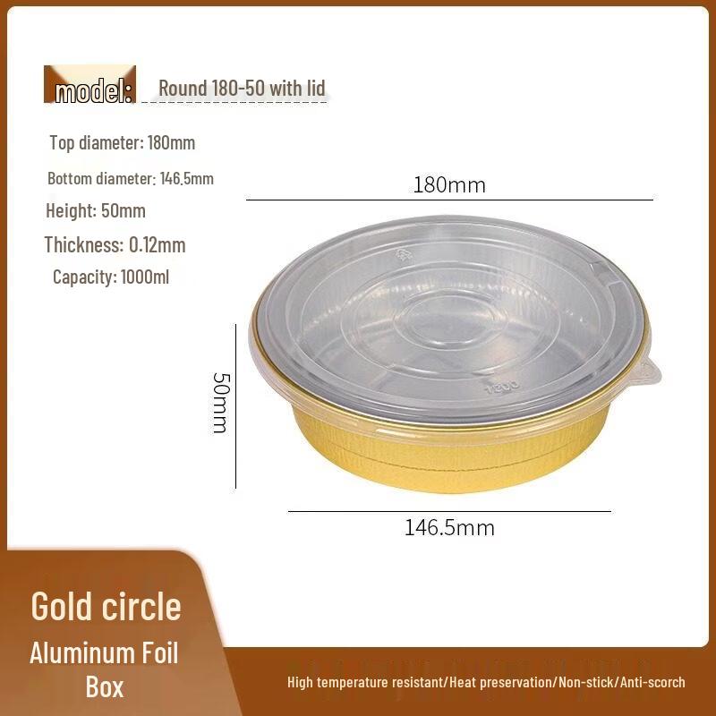 Disposable Food-Grade Round Cake Packaging Box