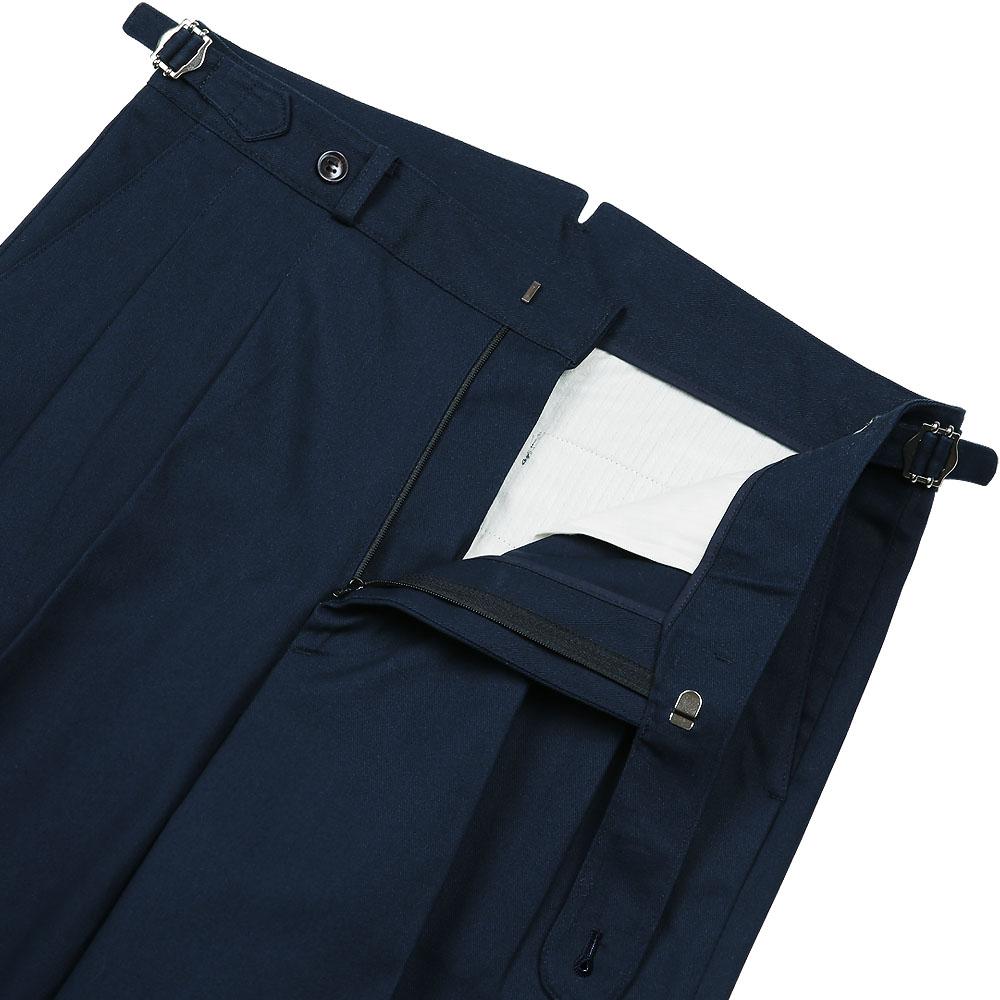 Solti Reve Cotton Washed Trousers (Navy)