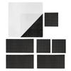6Pcs/Set Trampoline Patch Repair Kit Self-Adhesive Round Square Rectangular Patches for Repairing Holes Tears in Trampoline Mat