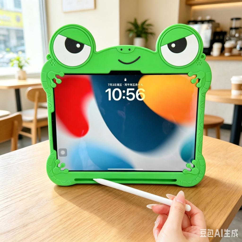 For Huawei Matepad Pad 11 11.5" 11.5S SE 11 Air 11.5 Honor Pad X8a Case Cartoon Frog Silicone Kids Cover