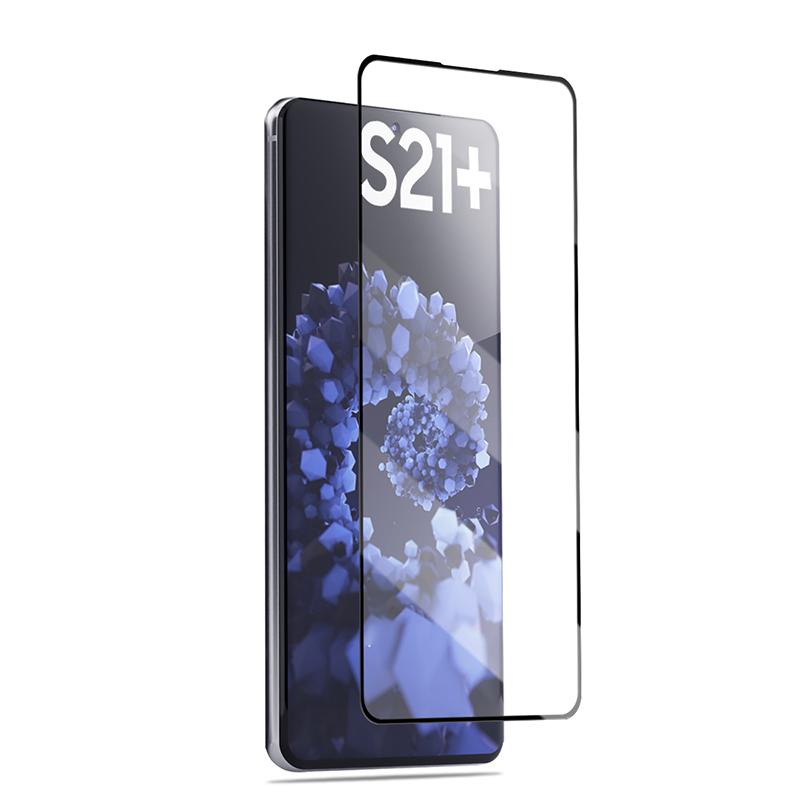 

MOCOLO Complete Covering 3D Curved [Side Glue] Tempered Glass Screen Protector for Samsung Galaxy S21 Plus 5G Black