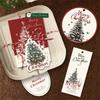 Hangable Design Christmas Hang Tags DIY Craft Christmas Ornament Tags Gift Wrapping