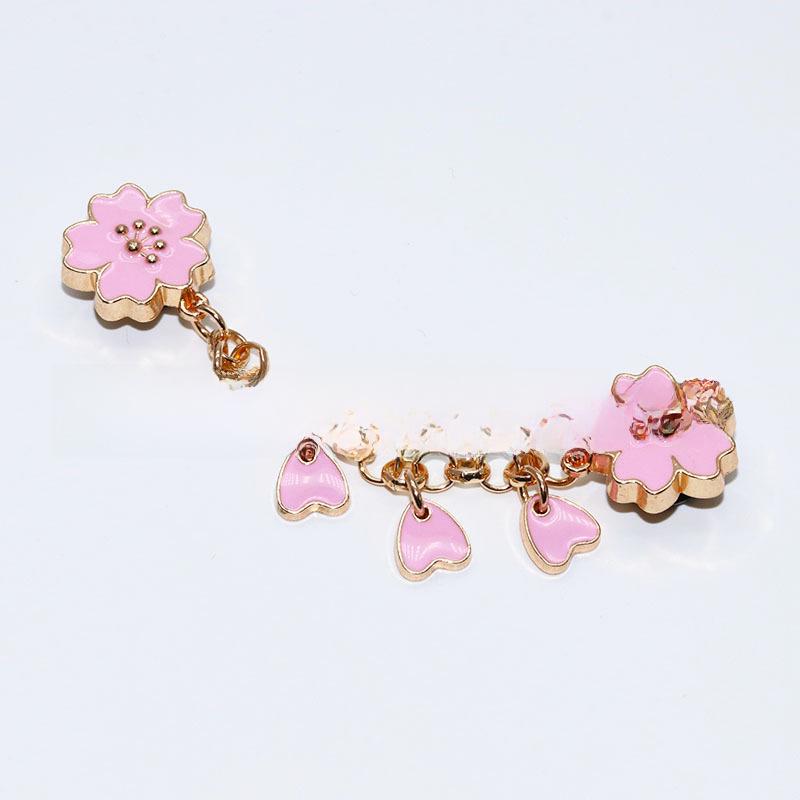 Metal Cherry Blossom Shoe Charms for Crocs - Decorative Shoe Accessories