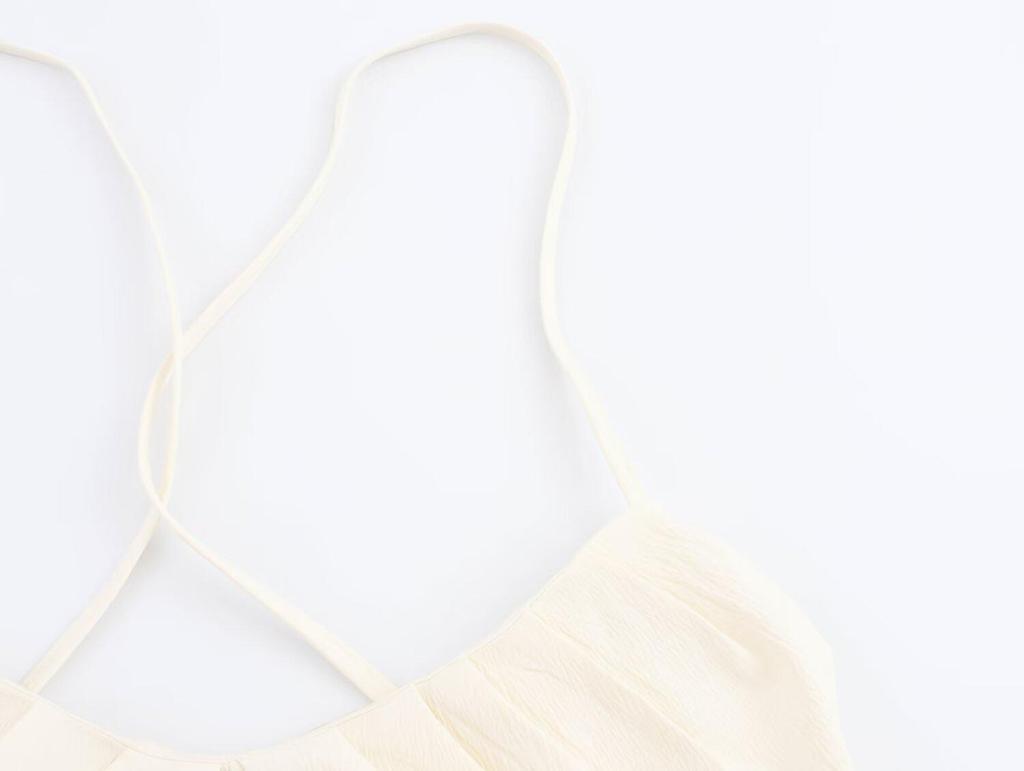 2025 Spring Women's European & American Style Versatile Pleated Top