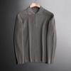 Men's 2022 Autumn/Winter Half-Zip Knit Polo Sweater