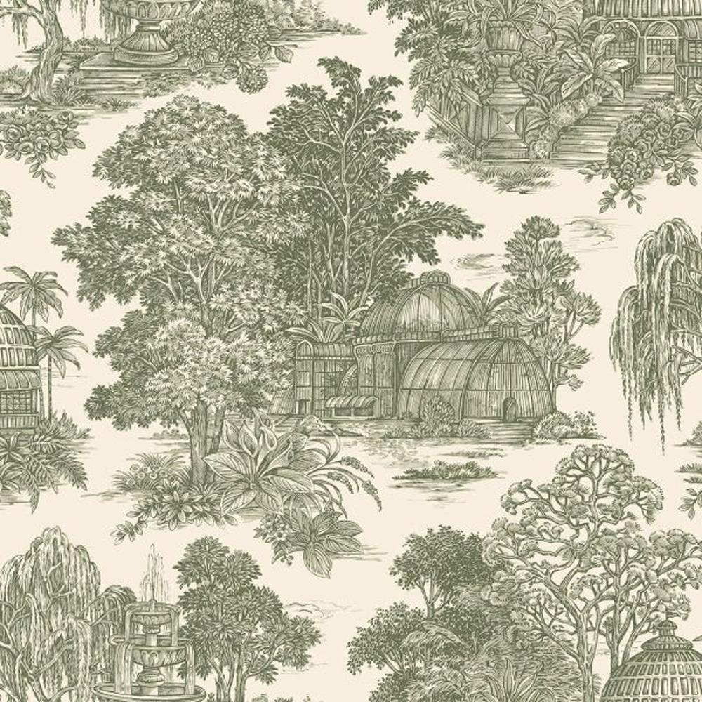 Holden DÃ©cor Osterley Gardens Toile Wallpaper