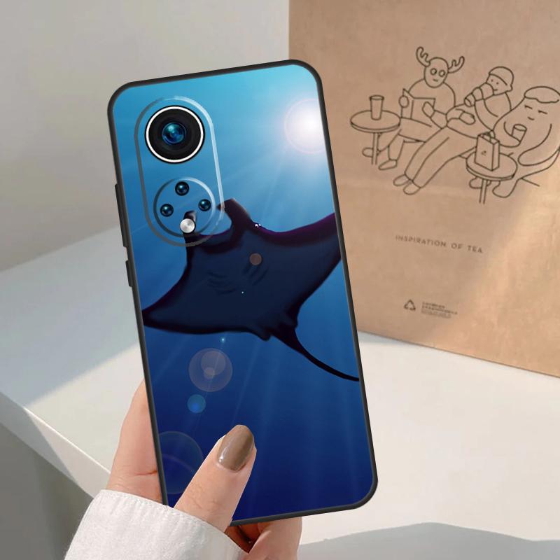 Animal Manta Ray For Honor Magic 8 7 6 5 Pro Case For Honor X9d X9c X9b X9a X8c X8b Win 200 400 50 70 90 Lite