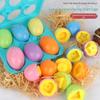 Early Education Children's Stackable Shape and Color Matching Eggs