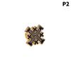 1Pz Spilla Distintivo Croce di Gerusalemme Cattolica Cristiana Gioielli Religiosi Articoli Religiosi Cattolici Aureola della Chiesa Regali