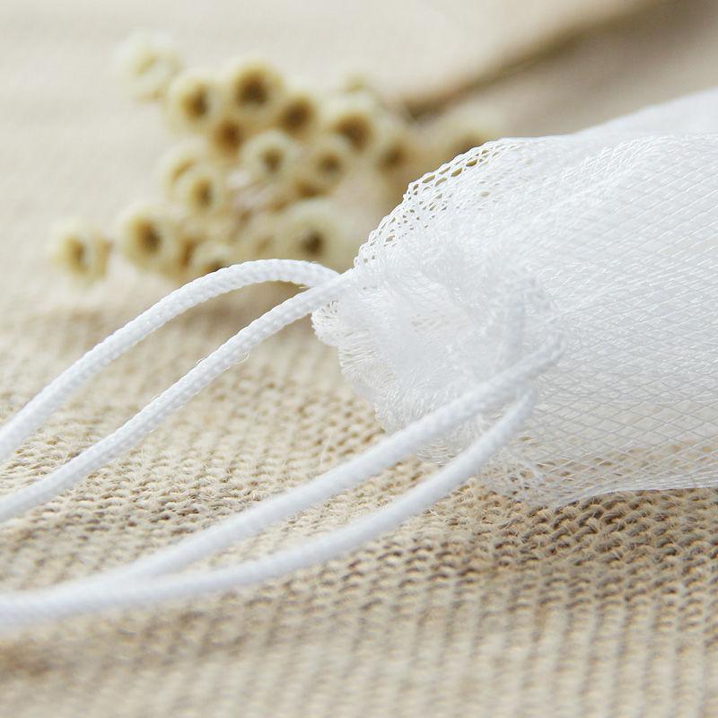 White Soap Bubble Net Bag