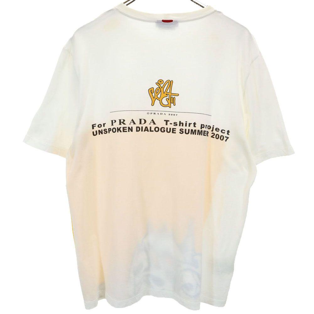 PRADA Short sleeve T-shirt L White system Men's Used