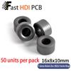 Anti-Interference Ferrite Toroid Core Ni-Zn - High Frequency Common Mode Inductor Ring for Electronic Equipment