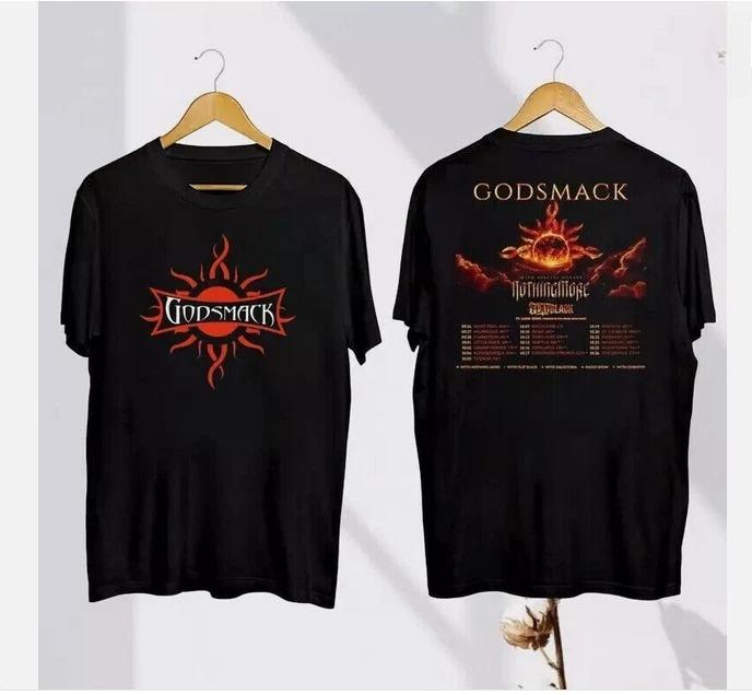 Godsmack Band Fall Tour T-Shirt, Godsmack Band Gift for Fan TShirt High-end Luxury Is for Both Men and Women Top Y2k 4XL