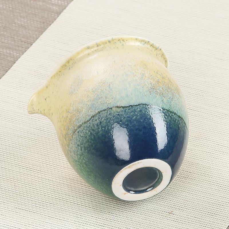 Set ceașcă de degustare din ceramică grosieră stil japonez cu strecurătoare set ceai ceai kung fu set ceai mare de ceai set ceai ceașcă bărbat lux ușor retro