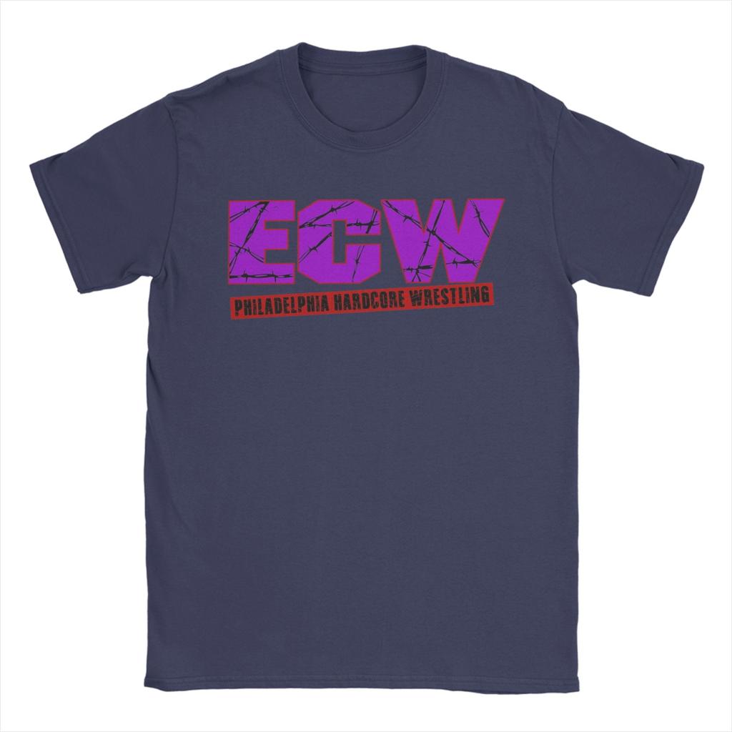 Ecw Hardcore Wrestling TShirt Summer Cotton TShirts For Unisex Harajuku Pattern Tee Shirt ShortSleeve Streetwear Top Tees