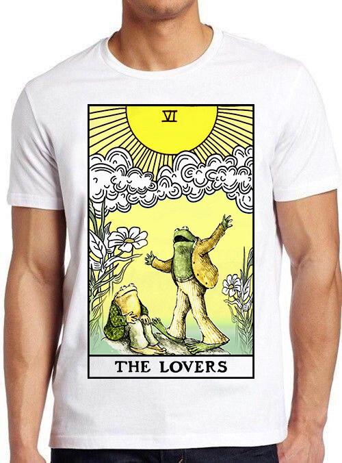 Frog Toad The Lovers Tarot Card Funny Meme Cool Cult Gift Tee T Shirt M798 XXXXL