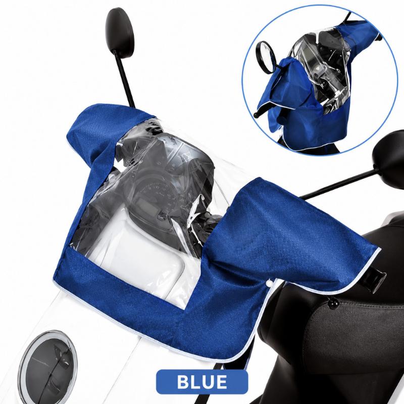 Universal Motorcycle Front Rain Cover Waterproof Sun Protection Dustproof Dashboard Rain Coats Motorcycle Dashboard Rain Cover