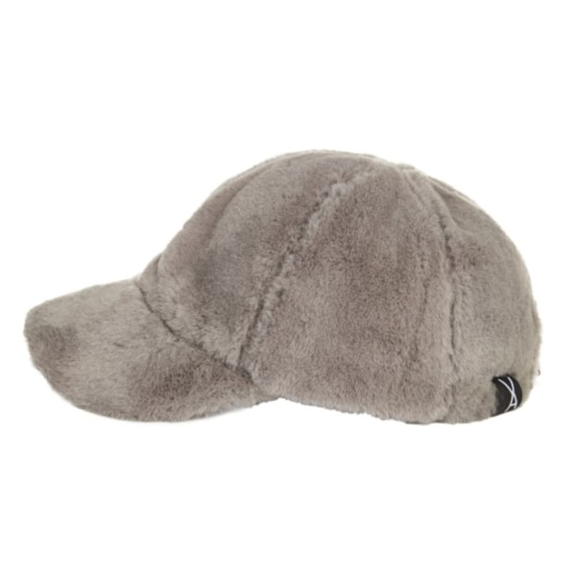 VARZAR Fur Logo Point Ball Cap Gray