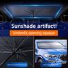 AFUHD1 Car Sunshade Umbrella Retractable Sunscreen Heat Insulation Front Windshield Parasol For Porsche Panamera Boxster Cayman sticker
