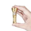 LUMINTOP Keychain Flashlight, 700 Lumens, 400m Beam, USB-C Rechargeable, IPX8 Waterproof, Compact EDC Light (GT Nano 3.0) (Brass)