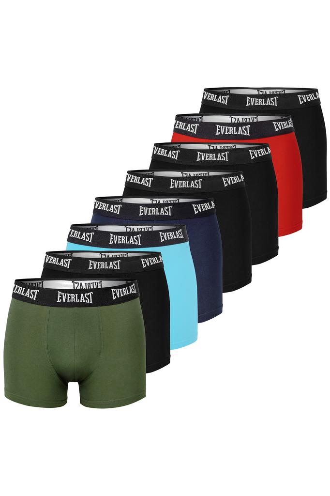 Boxer Shorts Everlast For Men, Cotton, Multicolor, Bm402, 8 Pieces