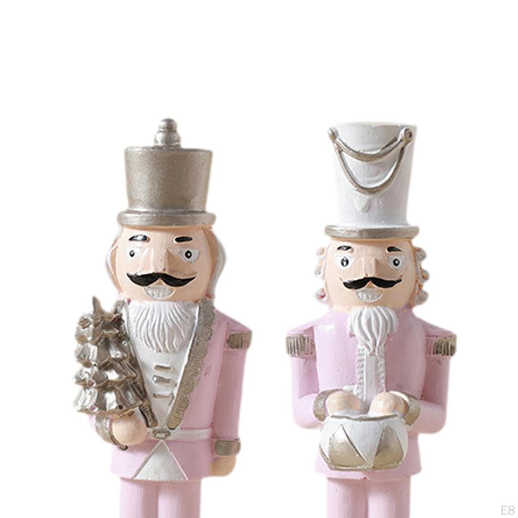 Christmas Nutcracker Statue Decor Charm Gift Display Portable Desktop Ornament Xmas