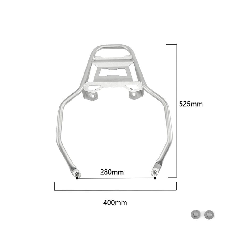 For BMW F800GS 2024-2026 GS800 800GS F 800 GS Motorcycle Rear Luggage Carrier Bracket Storage Box Support Stainless Steel Rack