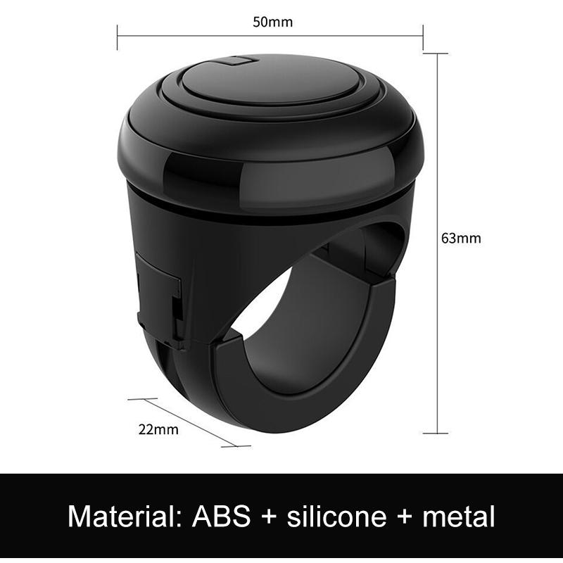 

Автомобильный поворотный руль, усилитель, ручка-спиннер, вращение на 360 градусов, металлический подшипник, силовая ручка, шаровидная рука помощника чёрный