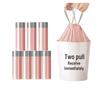 Large Pink Drawstring Garbage Bags for Kitchen and Dorm