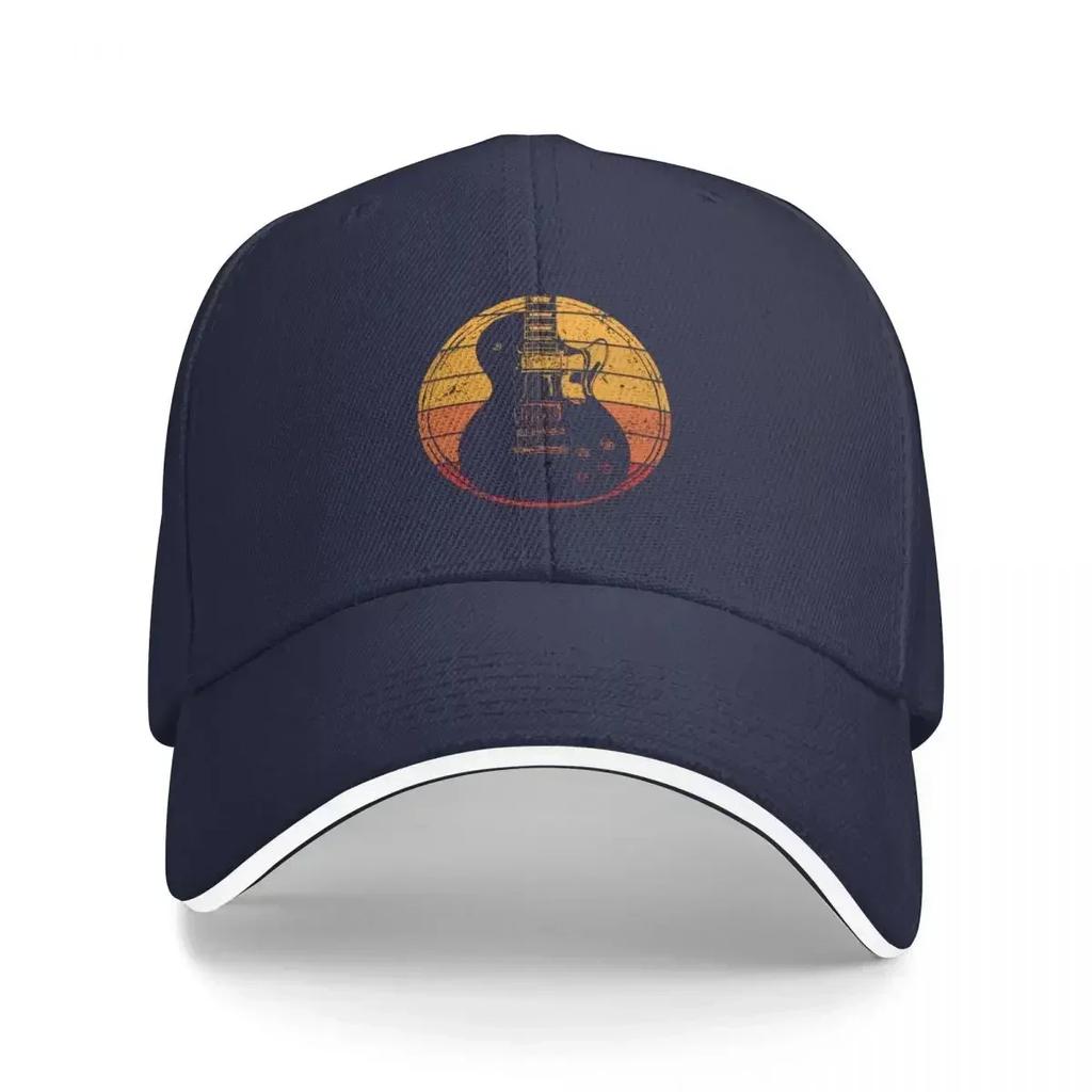Electric Guitar Cap Baseball Cap Funny Sandwich Hat Unisex Adjustable Dad Hat Outdoor for Sun Protection