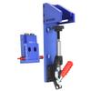 Wood Working Tool Pocket Hole Jig with Toggle Clamp and Step Drill Bit