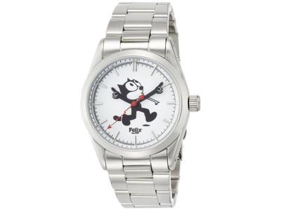 Felix the Cat Watch FLX001W1 Silver Stainless Steel Analog Silver WaterResistant