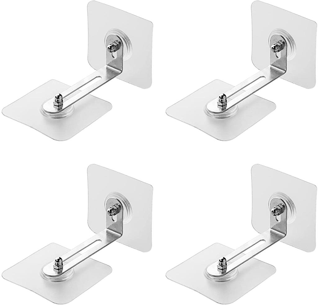 Set of 6 Furniture Device No Drilling Installs with Adhesive Discreet and Earthquake Prevents Furniture from Suitable for and Disaster Preparedness