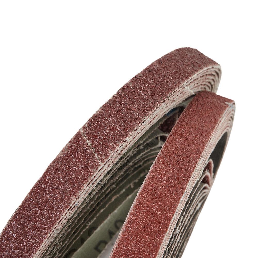 Sanding Belts Mm 13 X 457 40/60/80/120/180/240 Grit